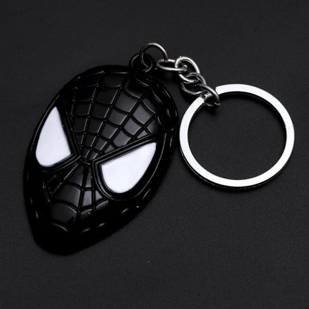 Svart Spiderman-mask nyckelringhänge present Avengers Ke