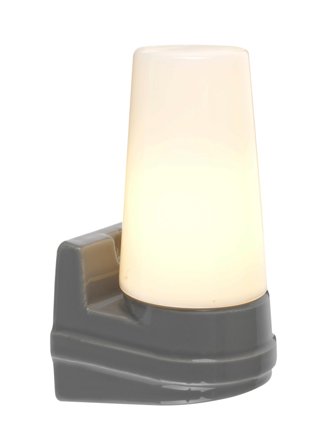 Ifö Electric Bernadotte Väggarmatur 40W, E14, IP44 Grå, Belysning