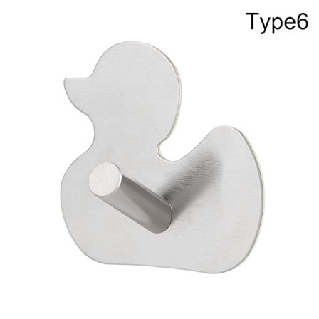 2 ST Tecknad Väggkrok Djurform TYP 6 TYP 6