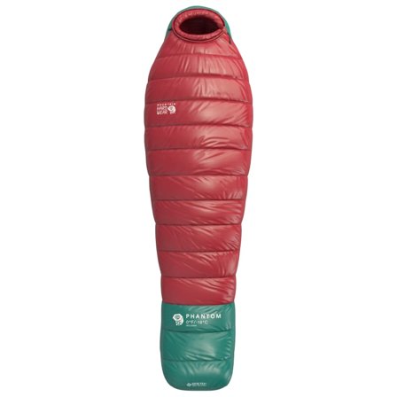 Mountain Hardwear Phantom Gore-Tex 0oF/-18oC Long down sleeping bags Red LEFT
