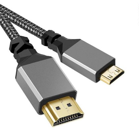 2m 4K 60Hz -Kompatibel Kabel Mini till -Kompatibel Kabel 4K 60HZ Nylonflätad Kabel