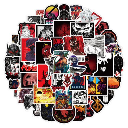 50 animerade klistermärken (stil 86)