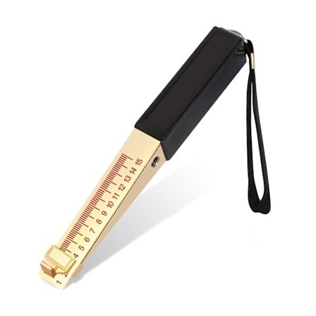 Dørspalte-måler, 1-15 mm Brannsikkerhetsdørspalte-måler, Kontrollverktøy, Ingeniørlinjal, Bladmåler for Teknisk Husinspeksjon