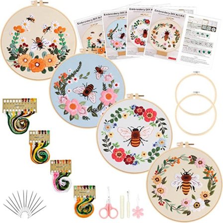 Kit Embroidery Kit Bee Embroidery Kit