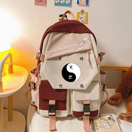 2023 Anime Tokyo Revengers Tenjiku Tokyo Manji Ryggsekk for Jenter Skolevesker Tenåringsjenter Multi Lommer Ryggsekk Kvinner Harajuk~08065