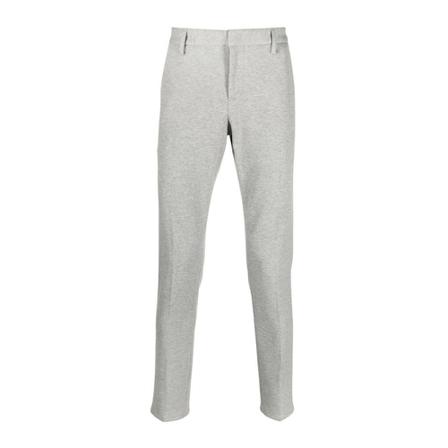 Dondup, Straight Trousers Grijs, Heren, Maat:W30