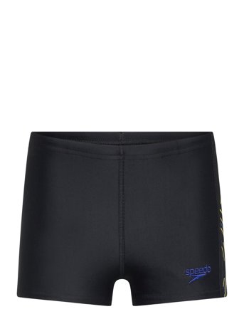 Boys Plastisol Placement Aquashort Black Speedo
