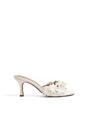 NA-KD Floral Detail High Heels - Højhælede sko - OffHvid - EU 38