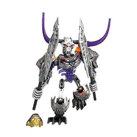 Bionicle Heros Series Actionfigurer Byggklossleksaker Set för barn Pojke Bästa födelsedagspresent Robot C