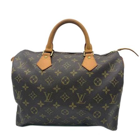 Louis Vuitton Vintage Pre-owned Speedy 30 Monogram HandTas , Bruin , Dames , Maat: ONE Size Vintage Tassen