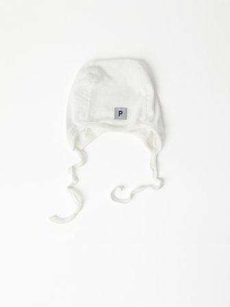 Polarn O. Pyret - Helmet hat solid - 44|46 - Childrenswear - white