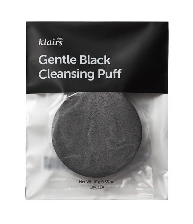 KLAIRS Gentle Black Cleansing Puff, Skincare, Renseprodukter, Rens & Vask