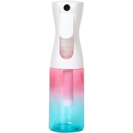 Hårsprayflaska, kontinuerlig tom sprayflaska för vatten, tämja håret på morgonen, hårstyling, Botanicals 200 ml tomma sprayflaskor (regnbåge)