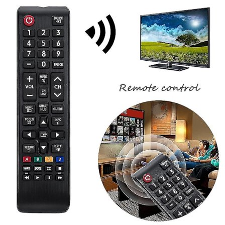Ersättningsfjärrkontroll för Samsung TV Alla Samsung LCD LED HDTV 3D Smart TV-modeller (FMY)