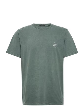 Organic Neuw Band Tee T-shirts Short-sleeved Grønn NEUW