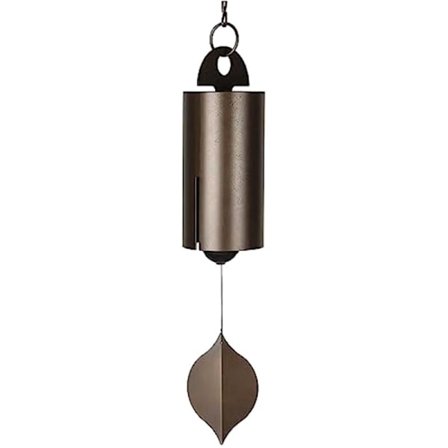 Dyp resonans Serenity Bell vindspill, utendørs dyp tone metall vindspill, unike lav tone vindspill