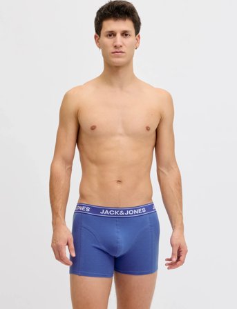 Jack & Jones Jacblack Friday Trunks 3 Pack - Blue - L