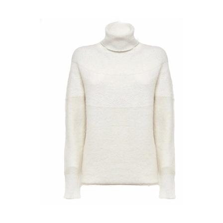 Alpha Studio, Turtlenecks Wit, Dames, Maat:S