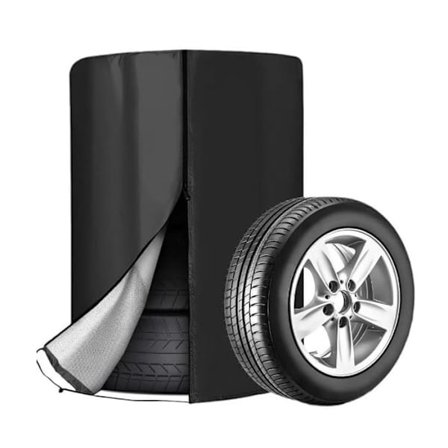 Presenning Kraftig Däckskydd 420d Oxford Tyg Vattentät UV-beständig Anti-Aging Hållbart Däckskydd för Utomhusbruk 85 x 120 cm