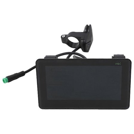 H6C Elektrisk Cykel LCD-Displaymätare 24V-60V E Scooter LCD-Panel (5PIN)