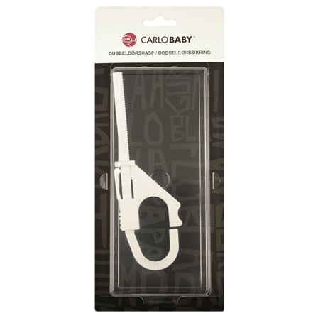 Hvit Dobbeltdørhasp