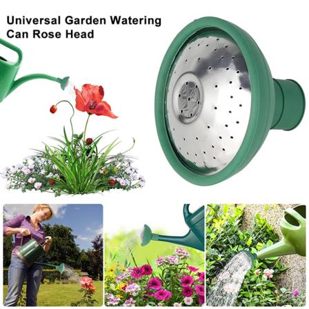 Universal puutarhakastelukannu Rose Head CAN green one size