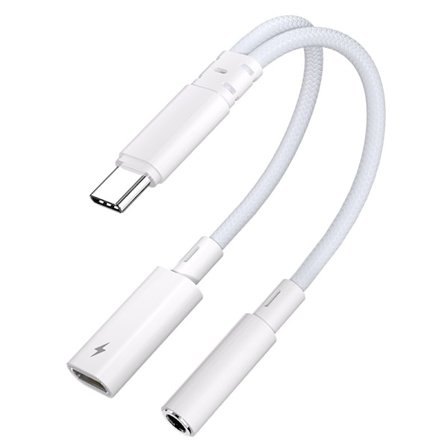 AA10-B2P15 USB-C til 3,5 mm adapter med PD-opladning