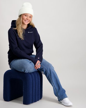 Champion Hooded Sweatshirt Blå Hoodies/Hættetrøjer Pige - Kids Brand Store