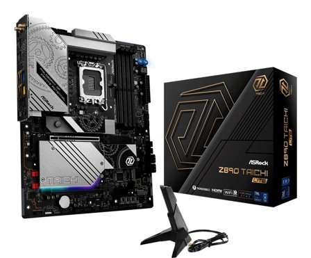 ASRock Z890 Taichi Lite, ATX LGA1851, 4x DDR5, 1x M.2 PCIe 5.0, 2x Thunderbolt 4, 2.5GbE + 5GbE LAN, Wi-Fi 7 320MHz