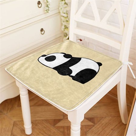 Stolputer Myk Forhindre Skli Tretthetsavlastning Dekorativ Flanell Spisestuestol Puter for Bar Restaurant Bil 30x30cm / 11.8x11.8in