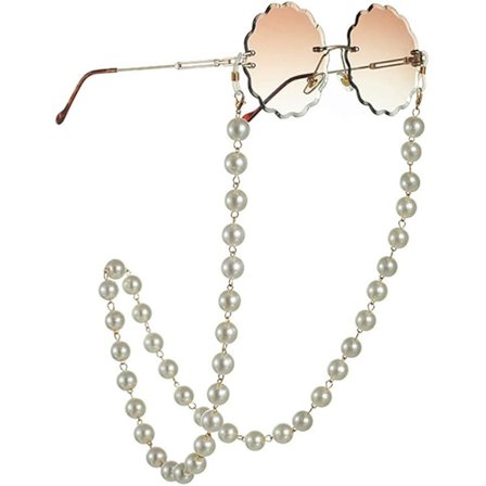 Pärlögonglasögonkedja Aurinkolasien Pidike Hihna Silmälasien Pidike