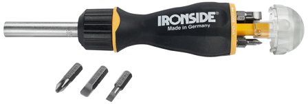 Ironside 120046 Spärrskruvmejsel med 8 bits, Skruva