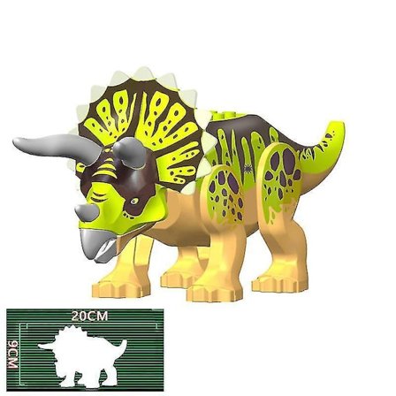 36 Style Big Jurassic Dinosaur World Spinosaurus Ankylosaurus Dino Building Block Moc Model Diy Bricks Educational Toys Gift