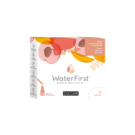 Zuccari WaterFirst Pesca, Mango, Zenzero 12 Stick