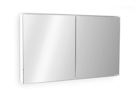 Gårö Plåtprodukter Emir 2 Baderomsskap 800 x 500 x 115 mm, 4 metallhyller, Baderom