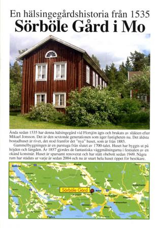 Sörböle gård i Mo : en hälsingegårdshistoria från 1535 - Bok av Karin Sandström - Häfte