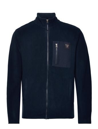 Oliver Full Zip Fleece Cardigan Sweatshirts & Hoodies Fleeces & Midlayers Navy Lexington Clothing