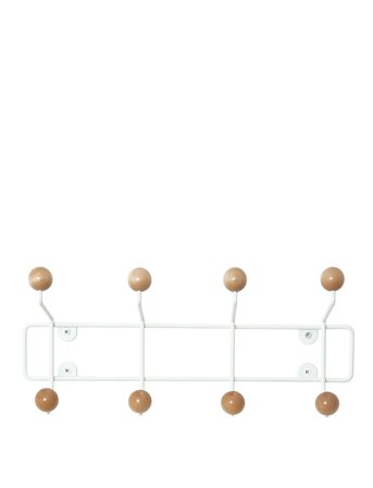 present time Hat Rack Saturnus Wood - White - W34CM