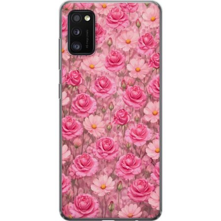 Yhteensopiva Puhelinkuori Samsung Galaxy A41 Petal Reverie Blush Rose