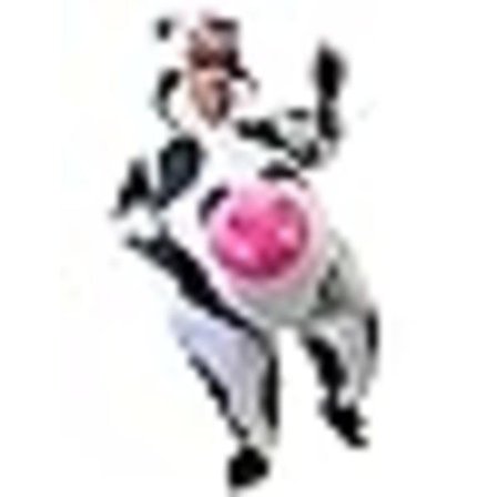 Ku Inflatable Kostyme Luftblåst Deluxe Halloween Ku Kostyme