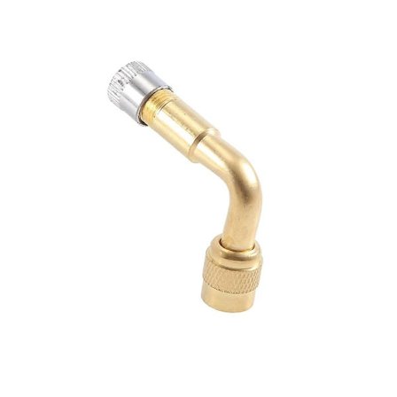 Motorcykel Bil Dækventil Forlænger Adapter - 90 Graders Kurve