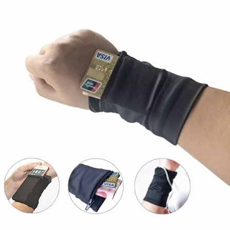 Sportsarmbånd / Armbånd til mobiltelefon, nøgler, penge mm. -