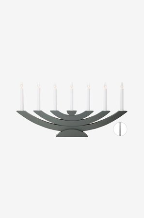 Jotex - Lysestake Navida Gy0006-grey - Kjøp Adventsstaker hos Jotex