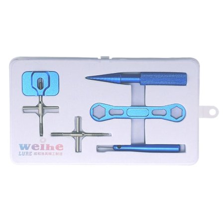 Fiskesnelle Vedlikeholdssett Fjerning Kulelager Vedlikehold Spole Demonteringsnøkkel Baitcasting