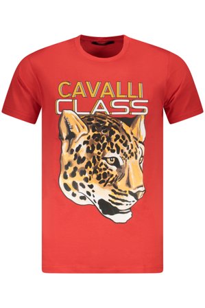 Cavalli Class T-shirt Maniche Corte Uomo Rosso