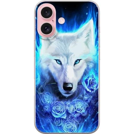 Apple iPhone 16 Gjennomsiktig deksel Ulv