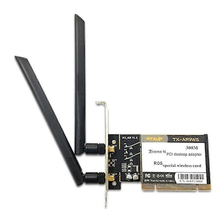 Wtxup Atheros Ar9223 Pci 300m 802.11b/g Trådlöst Wifi Nätverkskort För Stationär Dator, pci Trådlöst C
