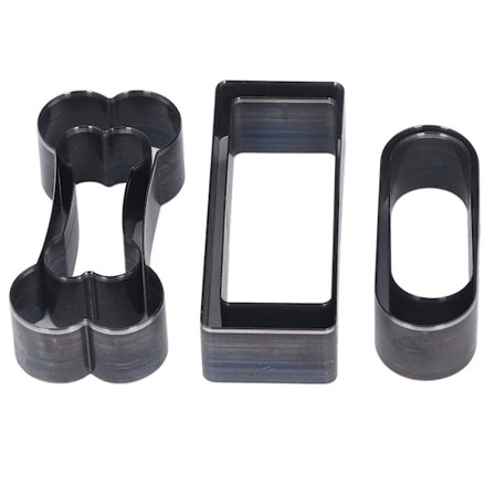 6PCS Skæresæt Læderhåndværk Hulstans Værktøj Rektangel Oval Knogleform