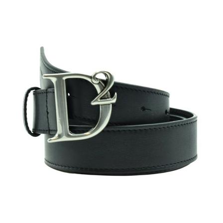 Dsquared2 Riems , Zwart , Heren , Maat: 90 CM Riemen