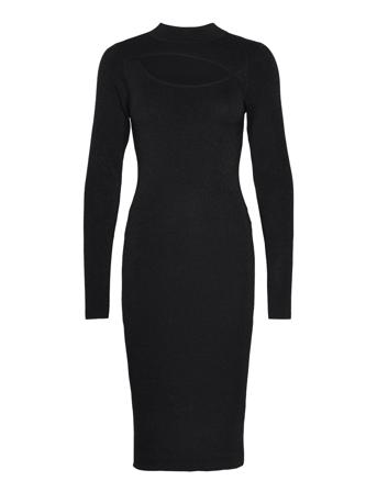 Canilly Knit Dress Black Second Female
